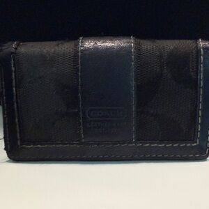 Coach CC Monogram Keyholder